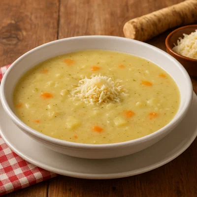 Waldviertler Kren‑ (Meerrettich-)Suppe