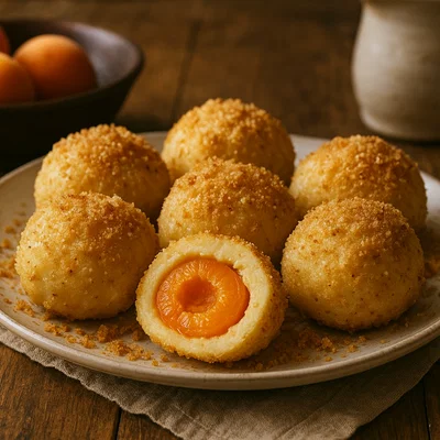 Wachauer Marillenknödel aus Topfenteig