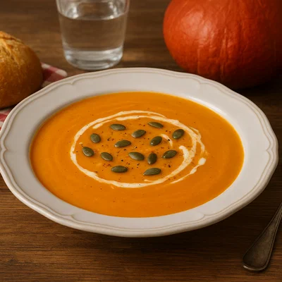 Niederösterreichische Kürbiscremesuppe