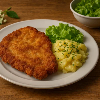 Niederösterreichisches Holunderschnitzel