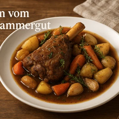 Lamm vom Salzkammergut – sanft geschmort mit Kräutern