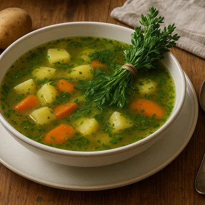 Salzkammergut Alpenkräutersuppe