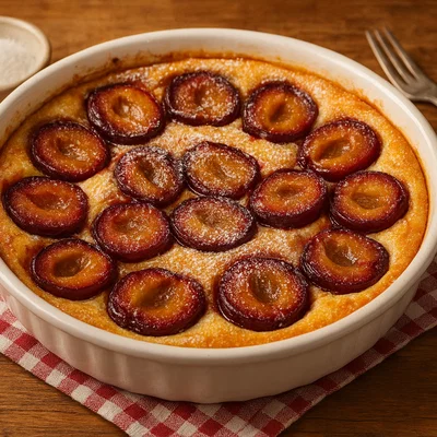 Oberösterreichischer Zwetschkenpudding