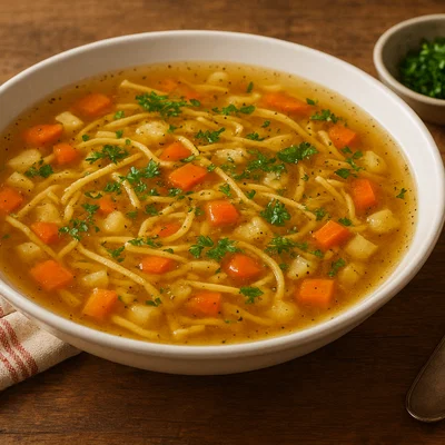 Rindssuppe Salzburger Art
