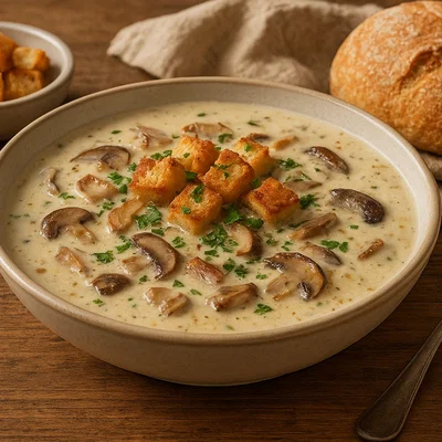 Salzburger Steinpilzrahmsuppe