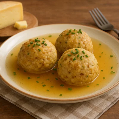 Tiroler Kasknödel aus Altbrot und Almkäse