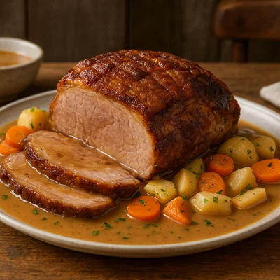 Salzburger Hausbraten mit sämiger Biersauce