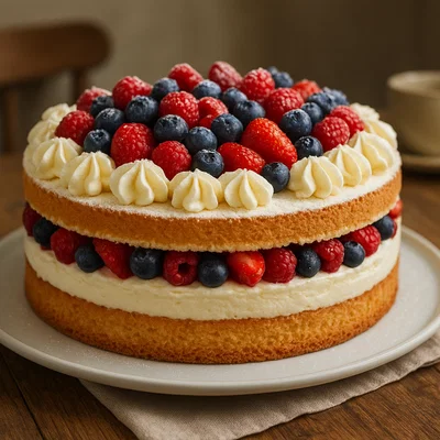 Salzburger Topfen-Beeren-Torte