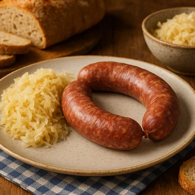 Salzburger Hauswurst – traditionell gebrühte Bauernwurst