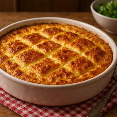 Salzburger Käseauflauf mit goldbrauner Crèmekruste