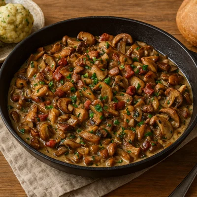 Gebratene Salzburger Schwammerl (Pilzpfanne)