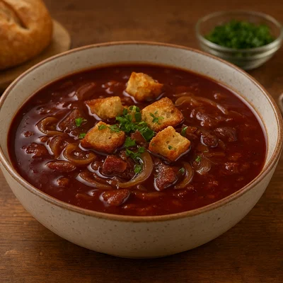 Salzburger Rotweinsuppe