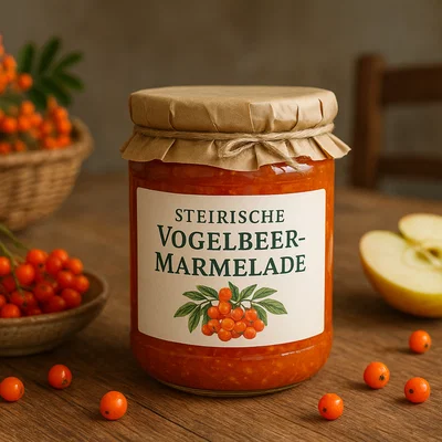 Steirische Vogelbeer-Marmelade (Ebereschenmarmelade)