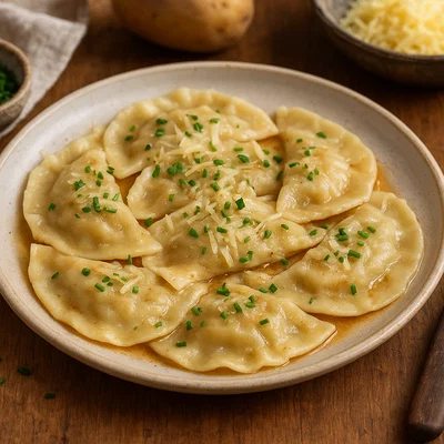 Schlutzkrapfen mit Kartoffelfüllung