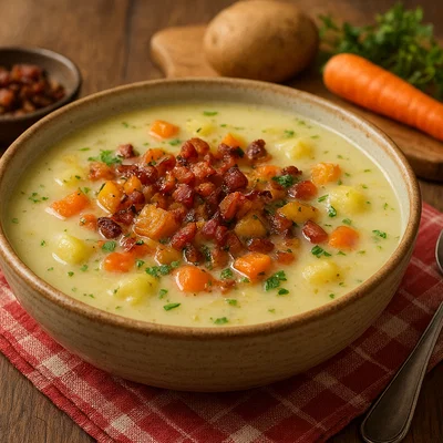 Kartoffelsuppe Tiroler Art