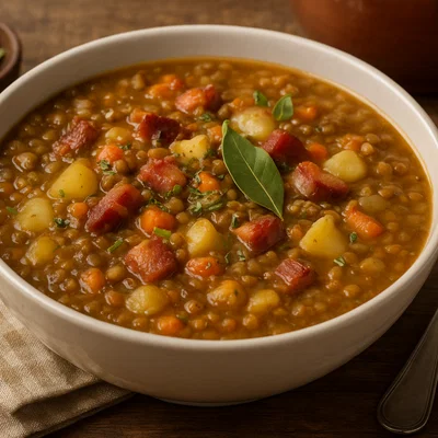 Linsensuppe Tiroler Art
