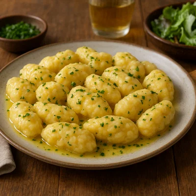 Tiroler Nocken (herzhafte Knödel aus der Alpenküche)