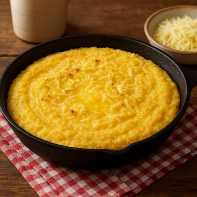 Maisbrei Tiroler Art (Herzhafte Polenta aus Tirol)