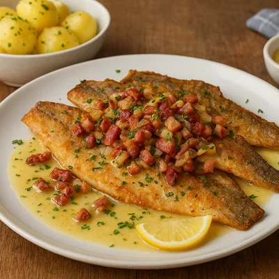 Tiroler Speckforelle aus der Pfanne