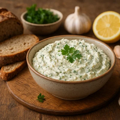 Tiroler Ziegenfrischkäsecreme mit Kräutern