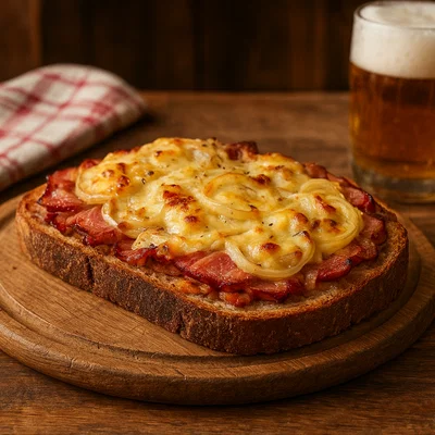 Tiroler Speckbrot mit Graukäse