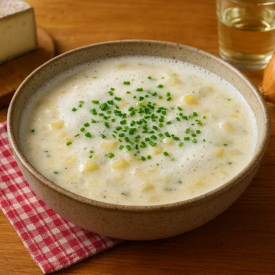 Tiroler Graukäse-Schaumsuppe
