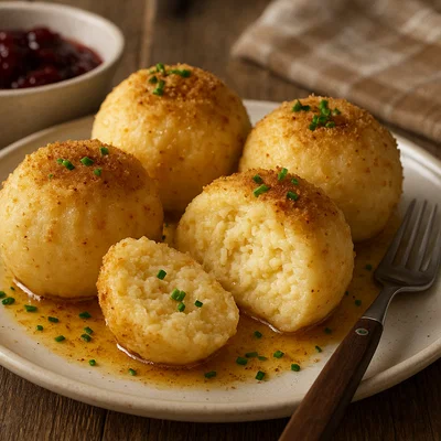 Tiroler Quarkknödel (Topfenknödel)