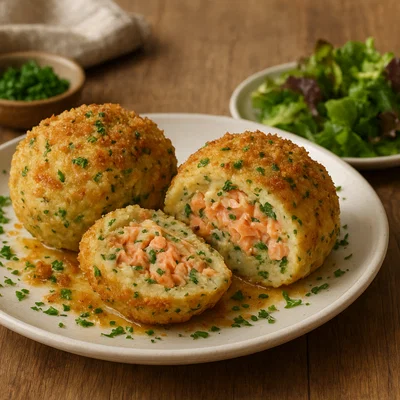 Tiroler Räucherlachs-Knödel