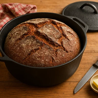 Vorarlberger Bauernbrot aus dem Topf