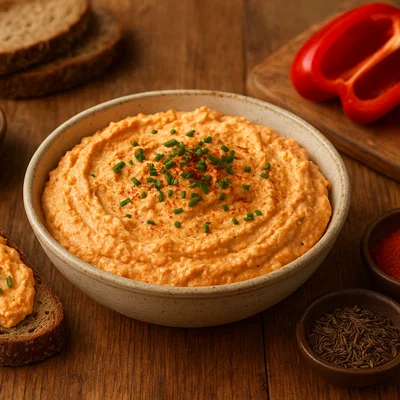 Liptauer – würziger Paprika-Topfenaufstrich