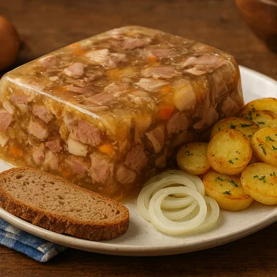 Traditionelle Schweinssülze (Sulz)