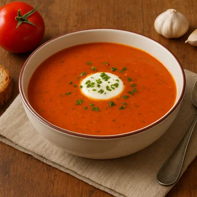 Paradeissuppe (Österreichische Tomatensuppe)
