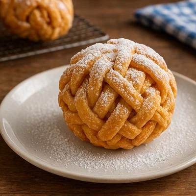 Fränkische Schneeballen aus Mürbeteig