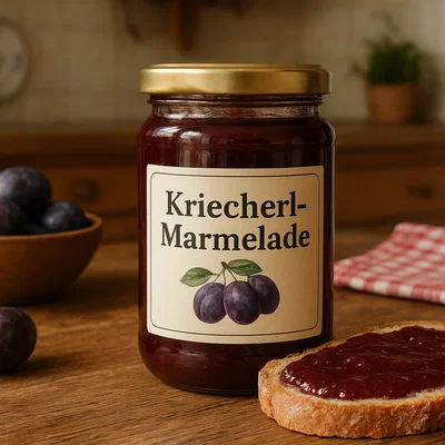 Kriecherl-Marmelade (Wildpflaumen-Marmelade)
