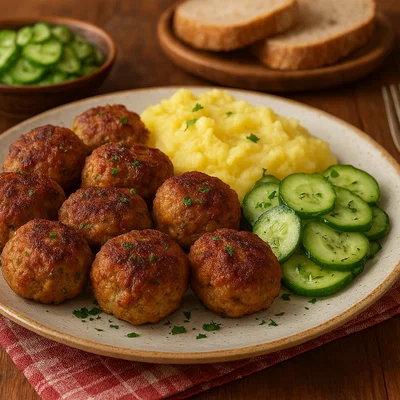 Fleischlaibchen (österreichische Fleischbällchen)