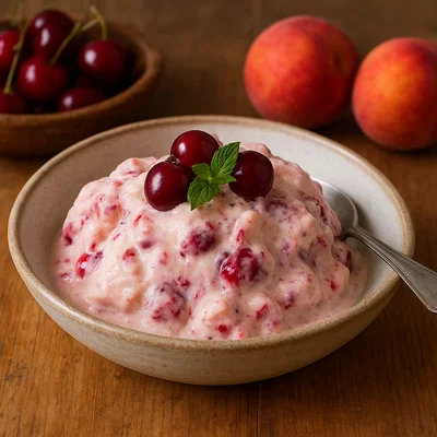 Matrosenfleisch – gefrorenes Dessert aus Früchten und Milch
