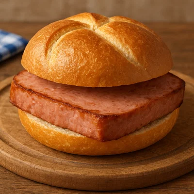 Leberkässemmel – bayerische Klassiker-Semmel mit warmem Leberkäse