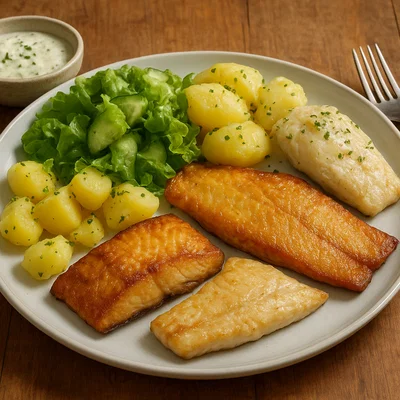 Mondseer Räucherfisch mit dreierlei Garmethoden