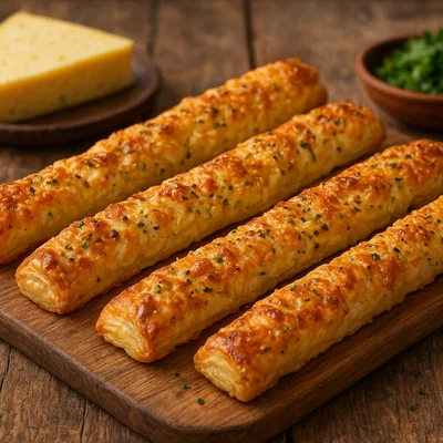 Herzhafte Käsestangerl aus Almkäse