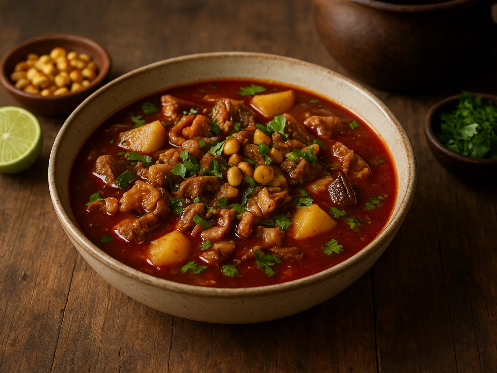 Yaguarlocro – Andine Kuttelsuppe mit Lammblut und Kartoffeln