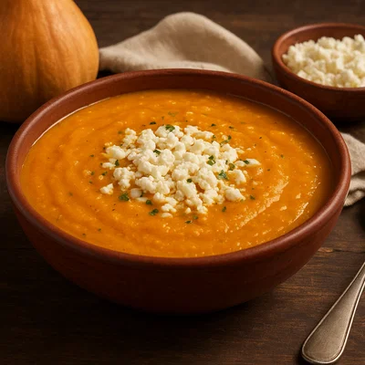 Locro de Zambo – Ecuadorianische Zambo-Kürbissuppe mit Käse