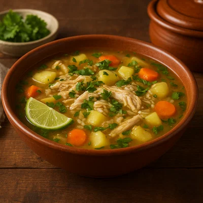 Caldo de Novios – Festliche Hochzeits-Hühnerbrühe