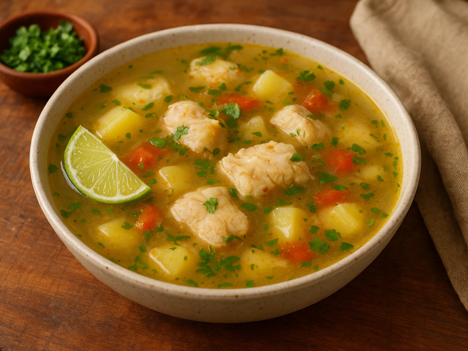 Caldo de Bagre – Kolumbianische Welsfischsuppe
