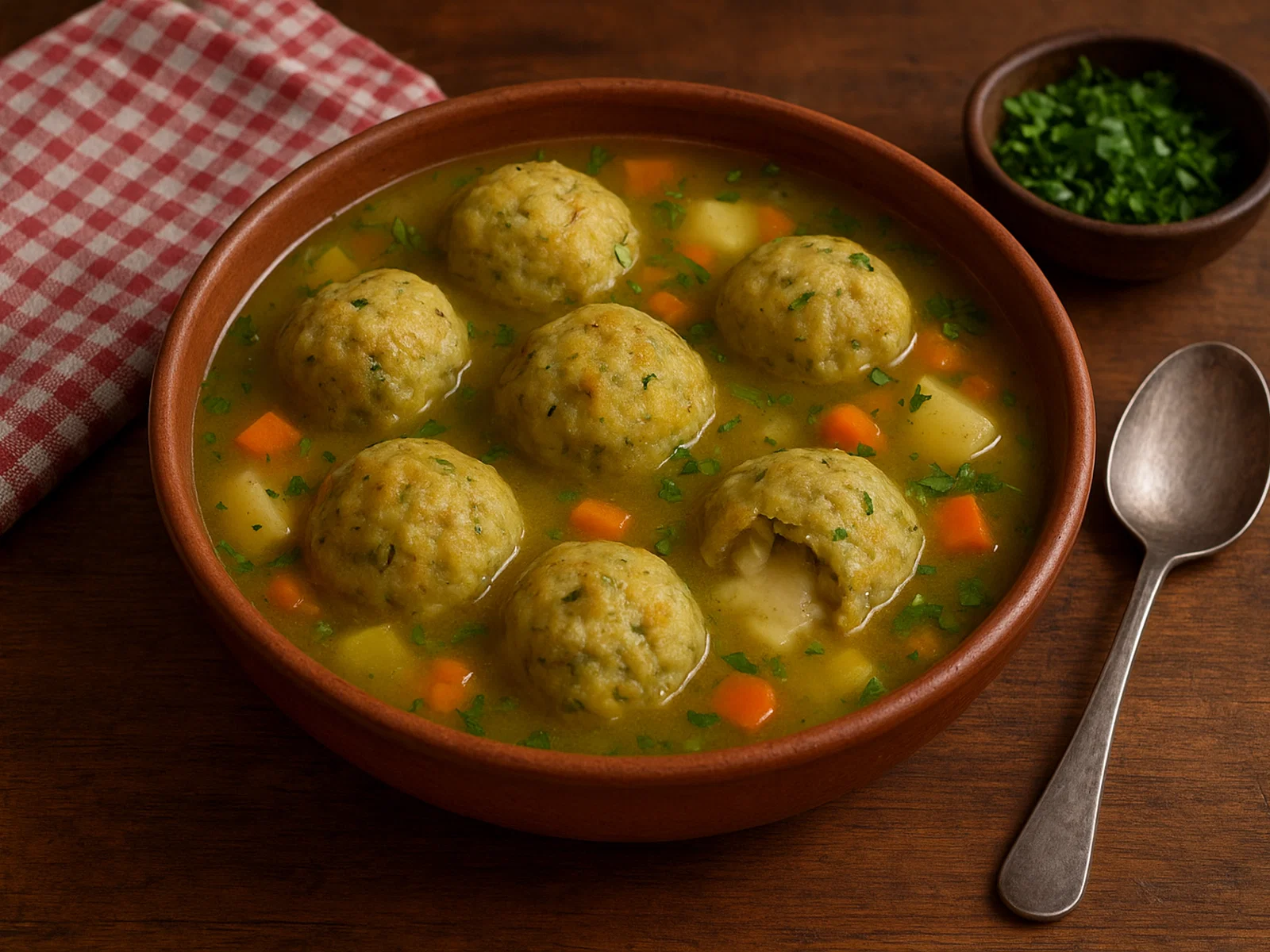 Sopa de Bolas de Verde – Ecuadorianische Kochbananen-Suppe