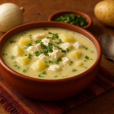 Sopa de Quesillo – Ecuadorianische Käse-Kartoffel-Suppe