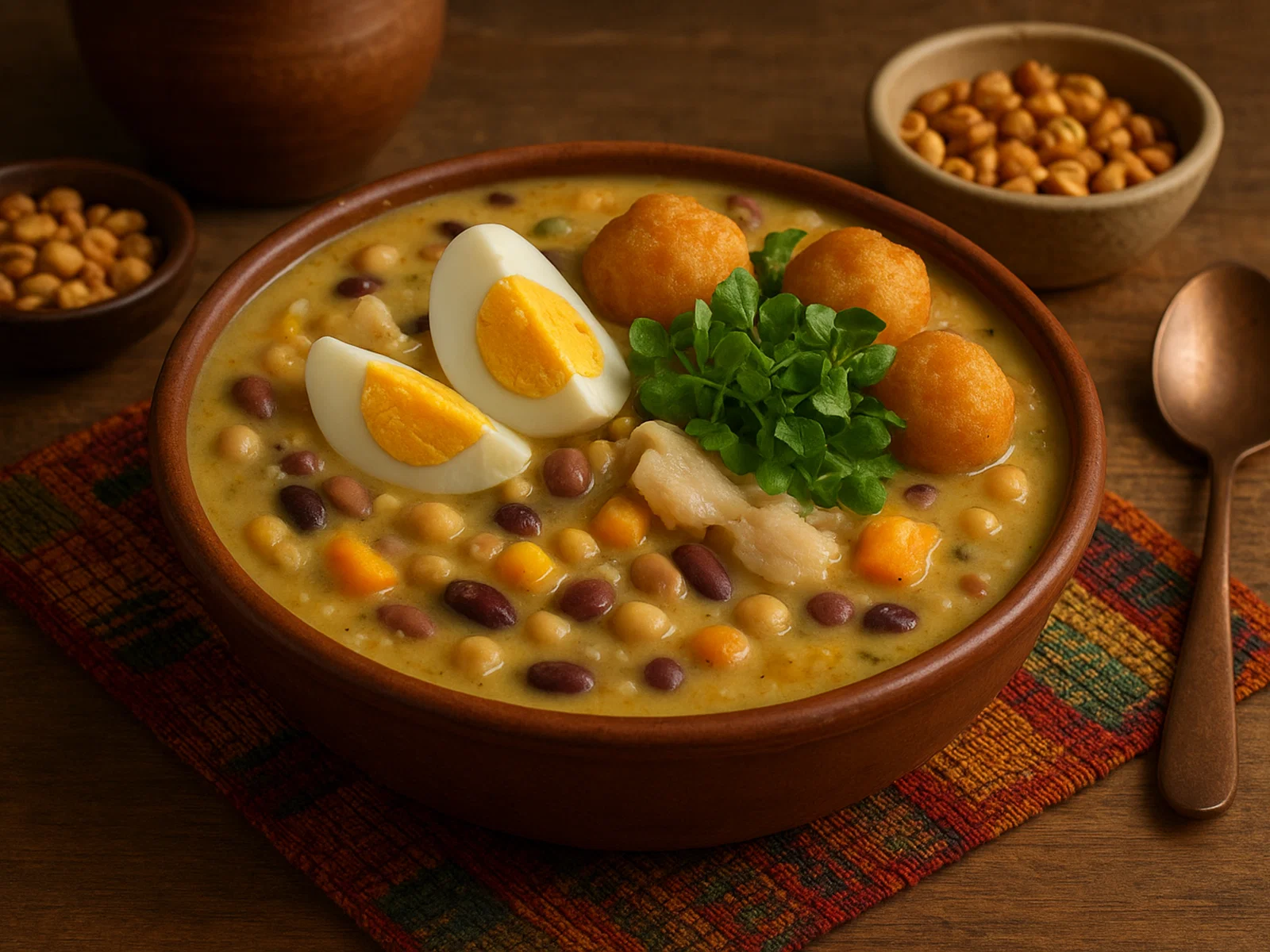 Fanesca – Ecuadorianische Fastensuppe mit Bohnen und Salzfisch