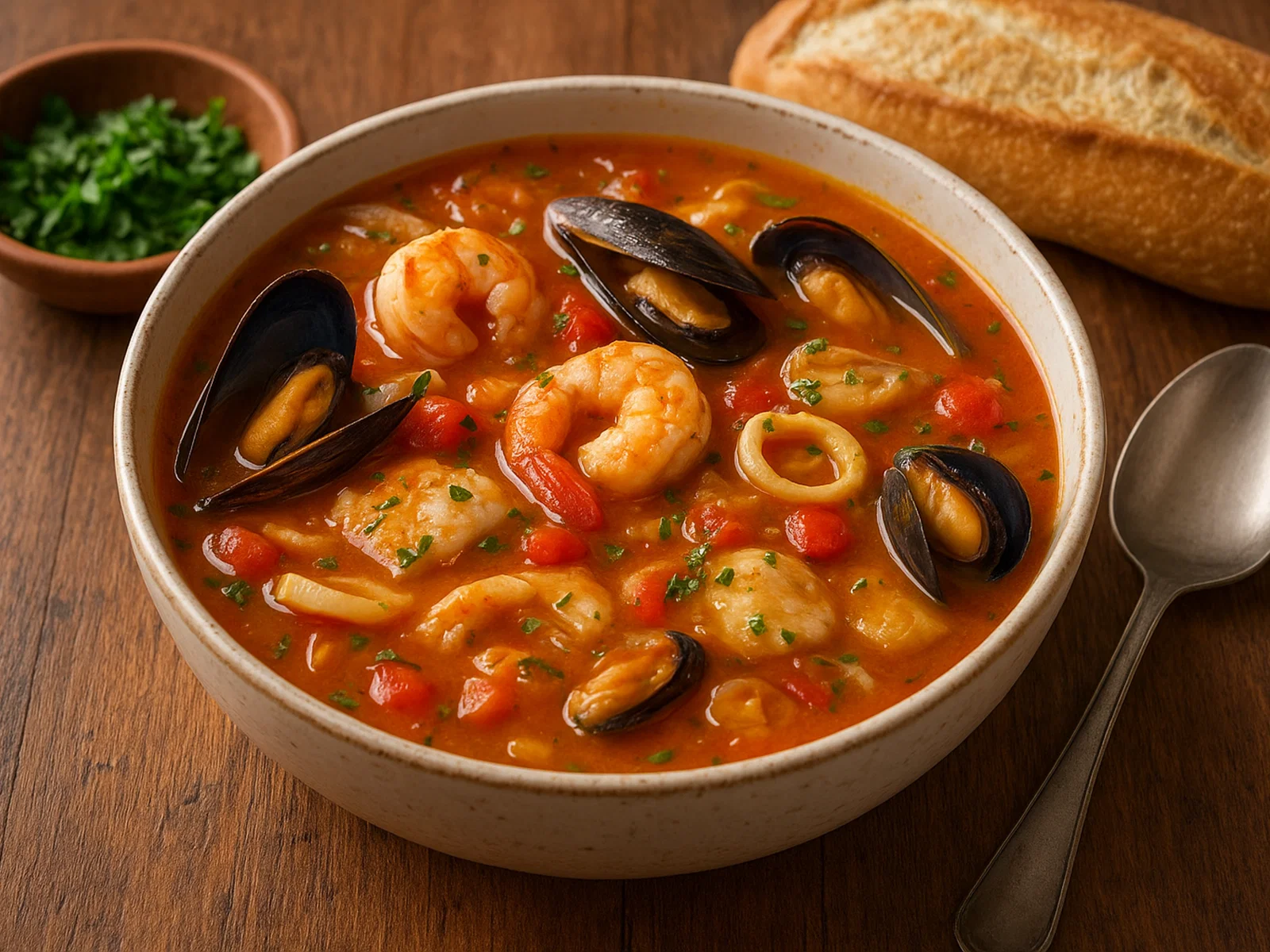 Sopa Marinera – Spanische Meeresfrüchtesuppe