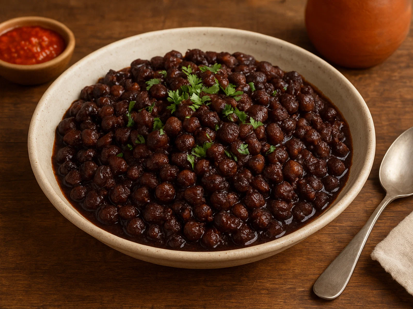 Mote sucio – Ecuadorianischer Hominy mit Schweinefett und Blut