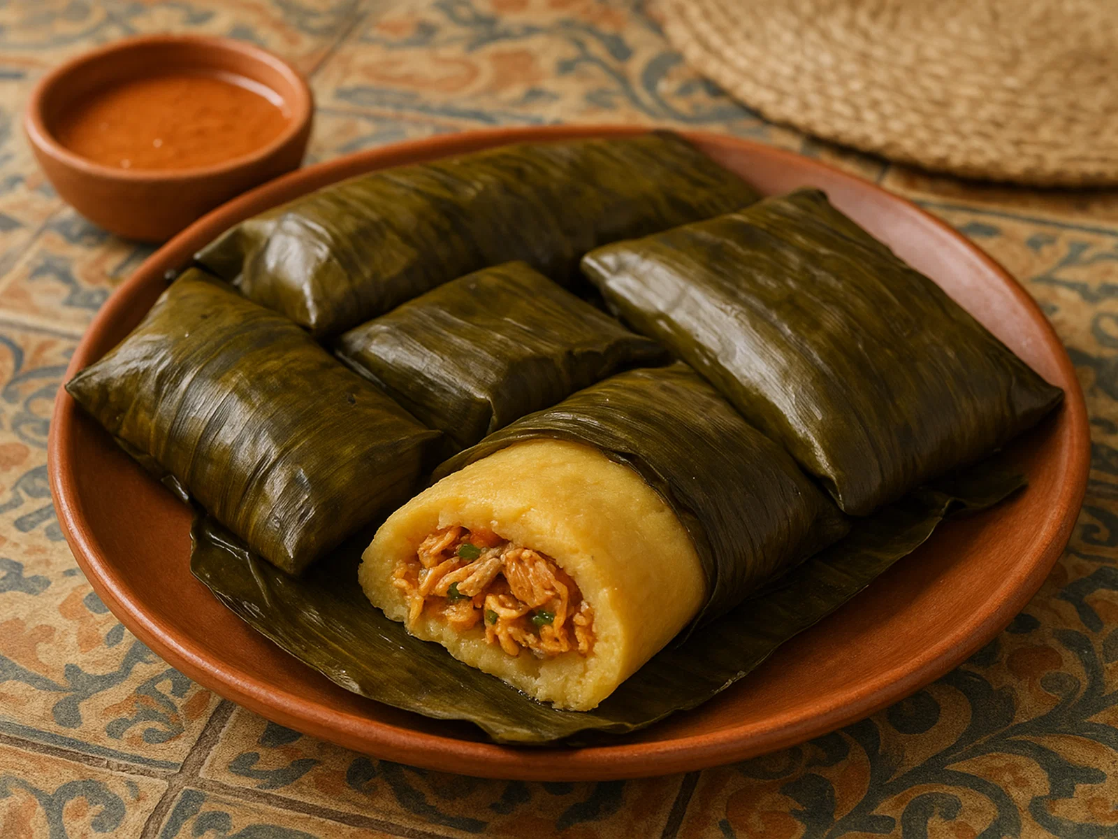 Tamales lojanos – Maistaschen mit Hühnchen aus Loja