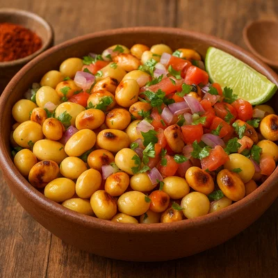 Chochos con Tostado – Lupinen mit geröstetem Mais